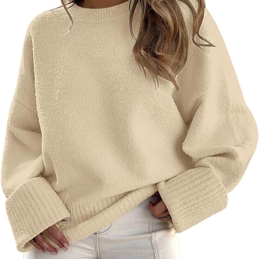 Fuzzy Cream Sweater